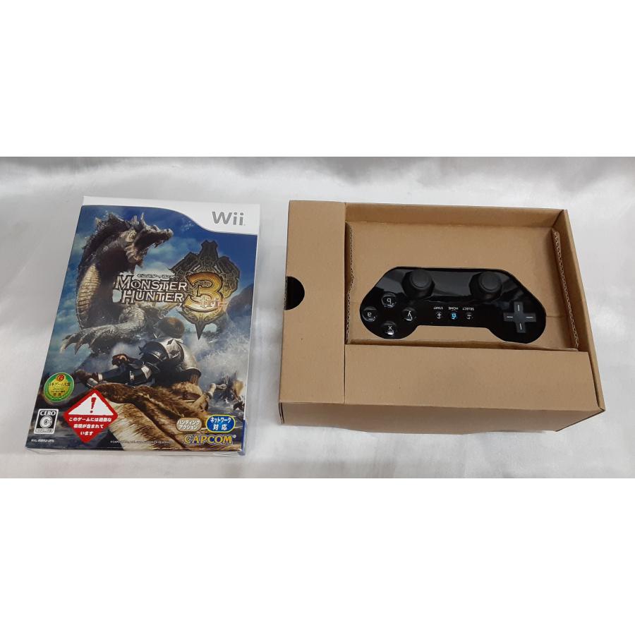 モンスターハンター3 tri トライ クラシックコントローラPRO クロパック Wii 黒 ブラック 動作確認済み モンハン ゲームソフト |  | 02