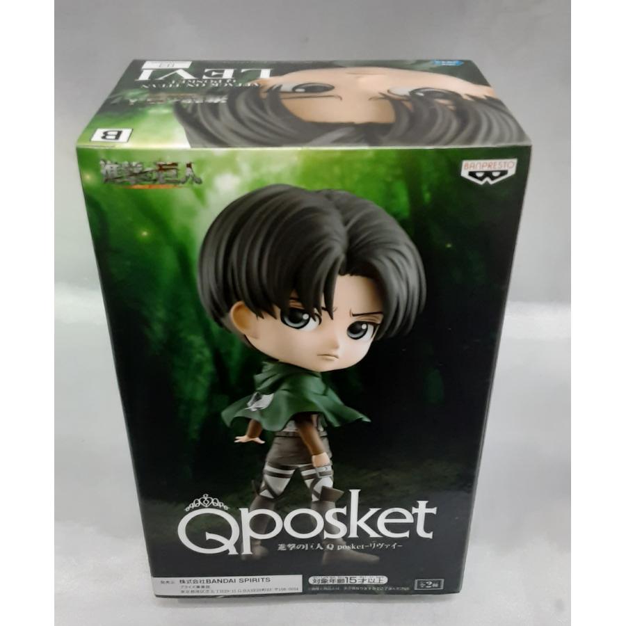 リヴァイ・アッカーマン Q posket Bカラー Qposket キューポスケット 進撃の巨人 フィギュア 未開封 |  | 01