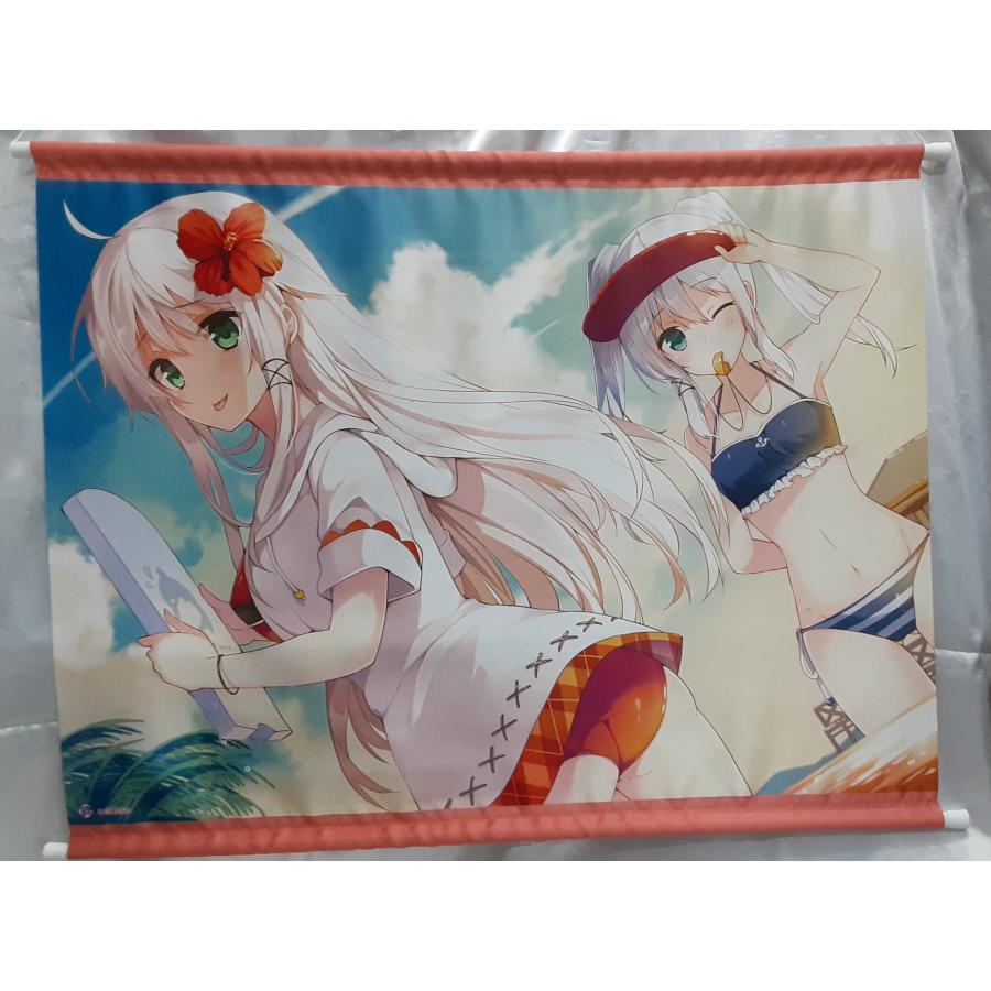 サンセットビーチ 水着 三嶋くろね B2タペストリー 軸中心派 グッズ