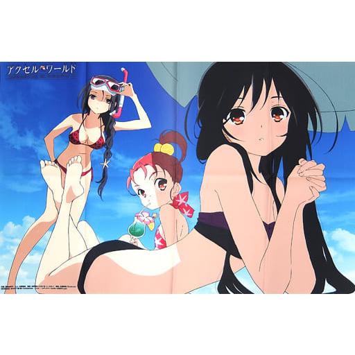 黒雪姫 ニコ パド アニメイラスト描き下ろし 水着 B2布ポスター