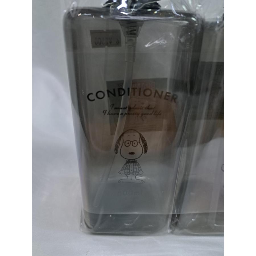 スヌーピー ディスペンサー ボトル 3種セット（シャンプー、コンディショナー、ボディーソープ用 空容器） 未開封 |  | 03