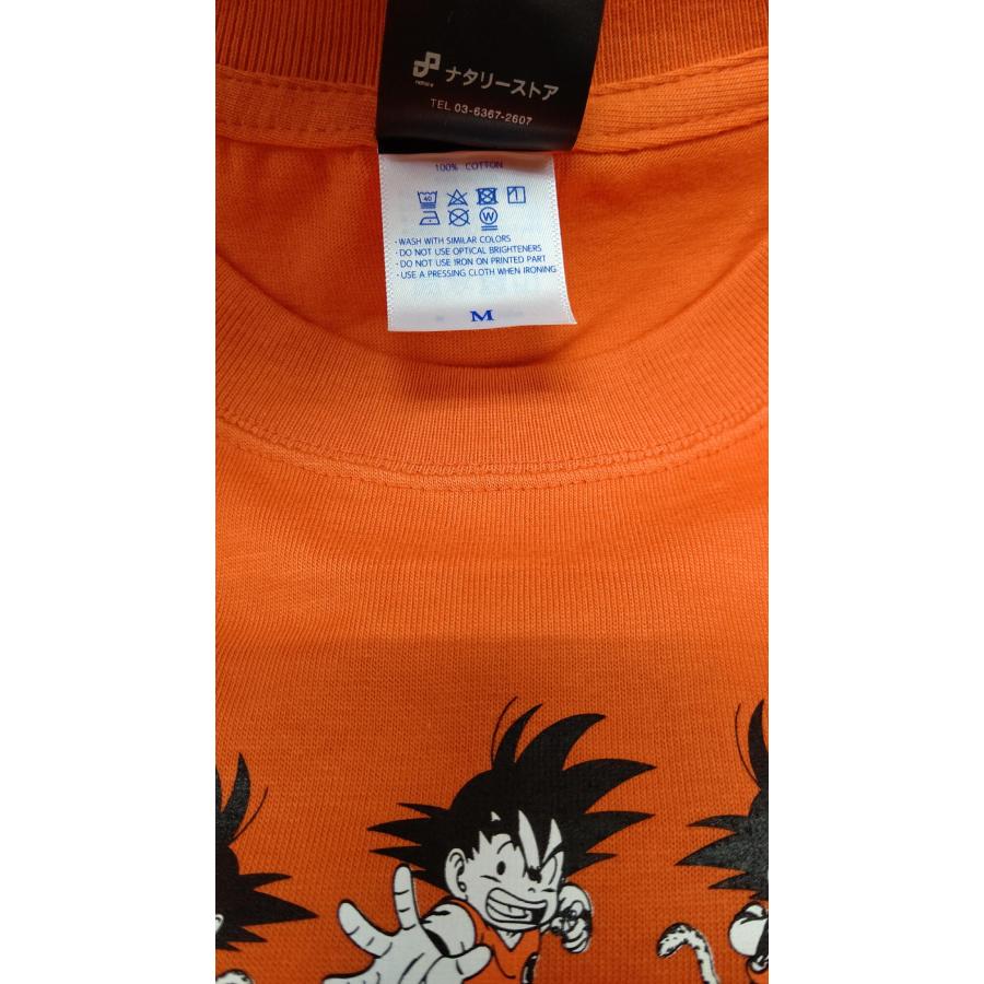 ドラゴンボール ナタリーストア 半袖 Tシャツ ジャン拳Tee サイズS オレンジ｜bbutton2000｜03