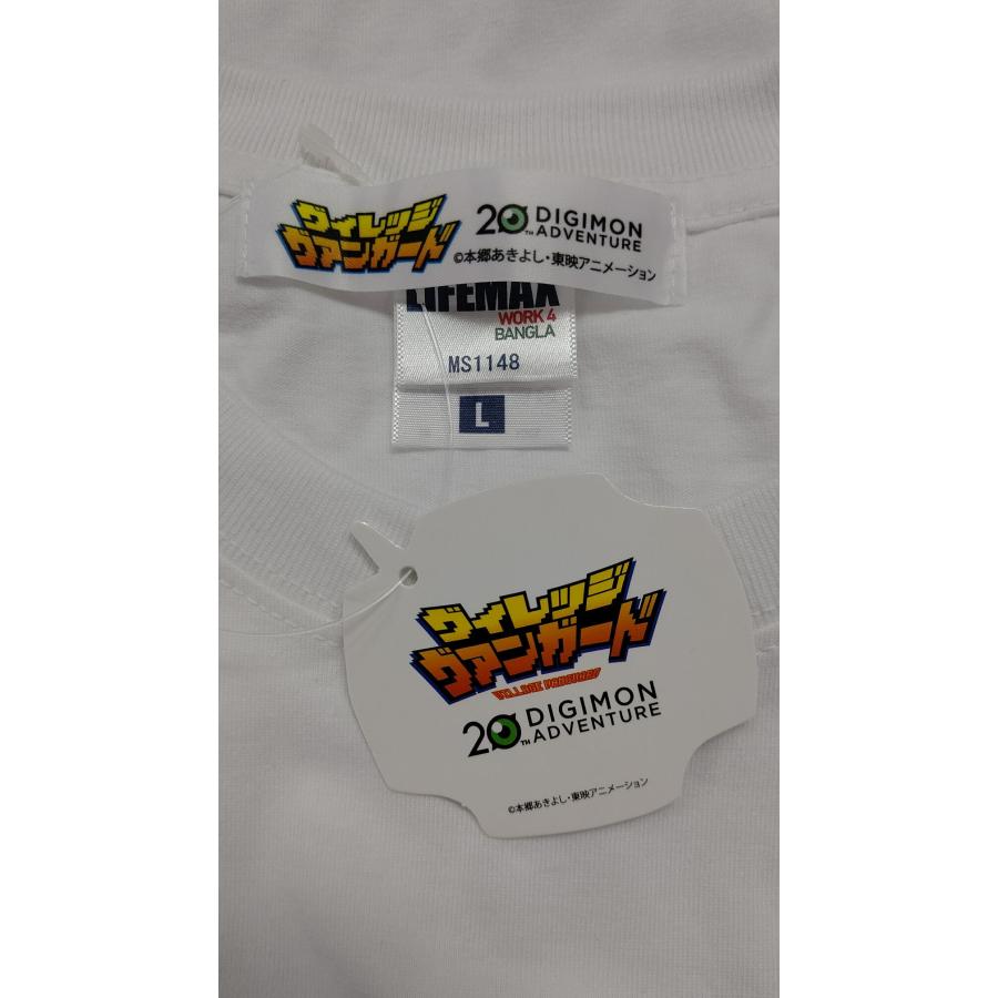 Tシャツ ホワイト Lサイズ「デジモンアドベンチャー」20周年記念 ヴィレヴァン ヴィレッジヴァンガード 限定 グッズ |  | 02