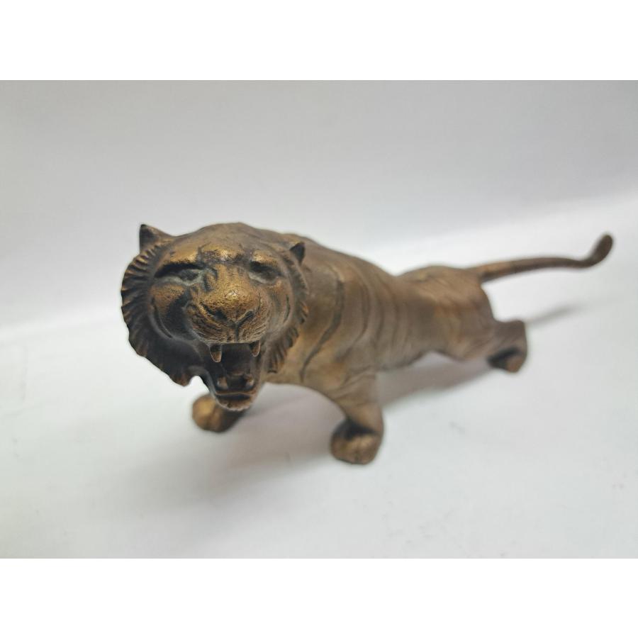 虎の置物 約33cm アンティーク レトロ インテリア オブジェ ペーパーウェイト |  | 02