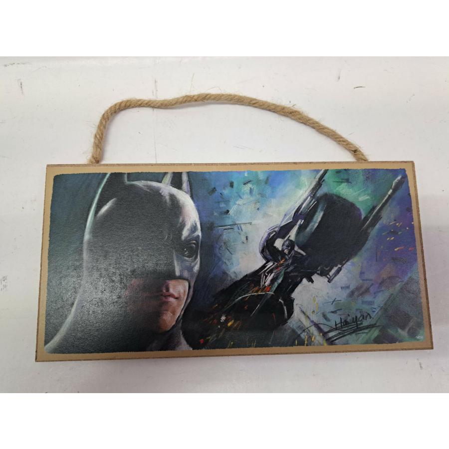 BATMAN バットマン Wood sign 木製看板 約25×13cm | 