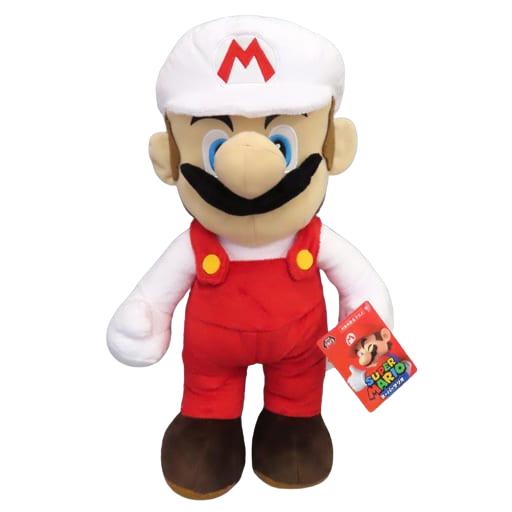 スーパーマリオ 特大サイズ ぬいぐるみ ファイアマリオ : B-button