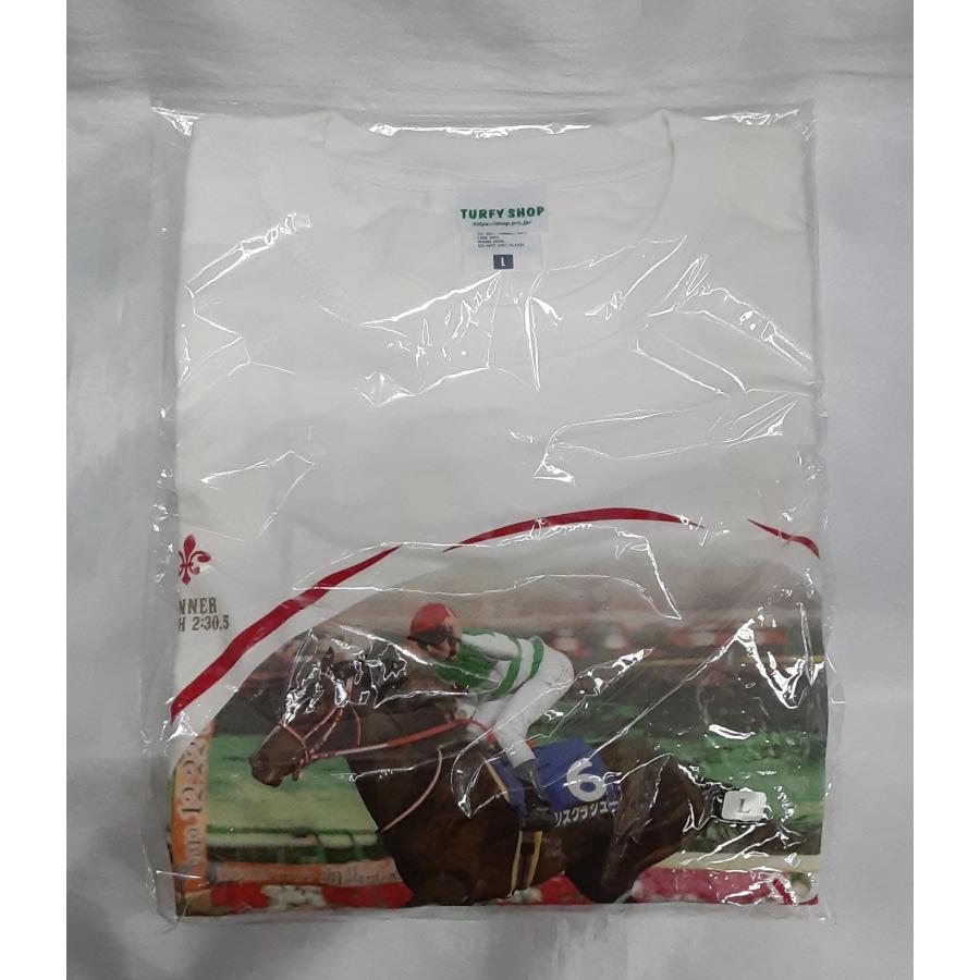リスグラシュー 引退記念Tシャツ Lサイズ 白 ホワイト A柄 競馬 グッズ 未開封 | 