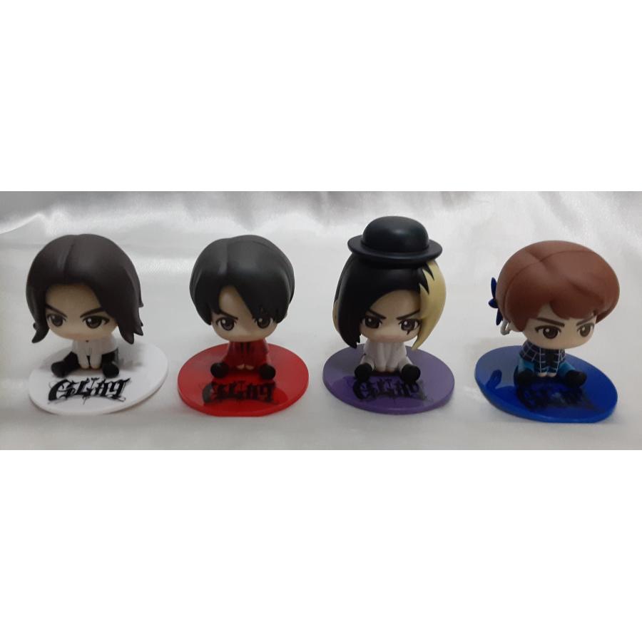 C賞 PUNY BEANS フィギュア 全5種中4種セット ノーマル4種 一番くじ GLAY グッズ TERU HISASHI JIRO TAKURO | 