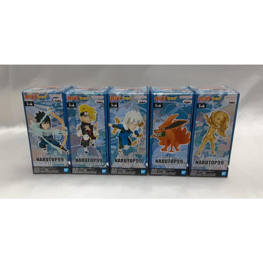 NARUTOP99 vol.5 ワールドコレクタブルフィギュア 全5種セット ワーコレ NARUTO ナルト サスケ デイダラ 扉間 九喇嘛 サクラ 未開封 | 