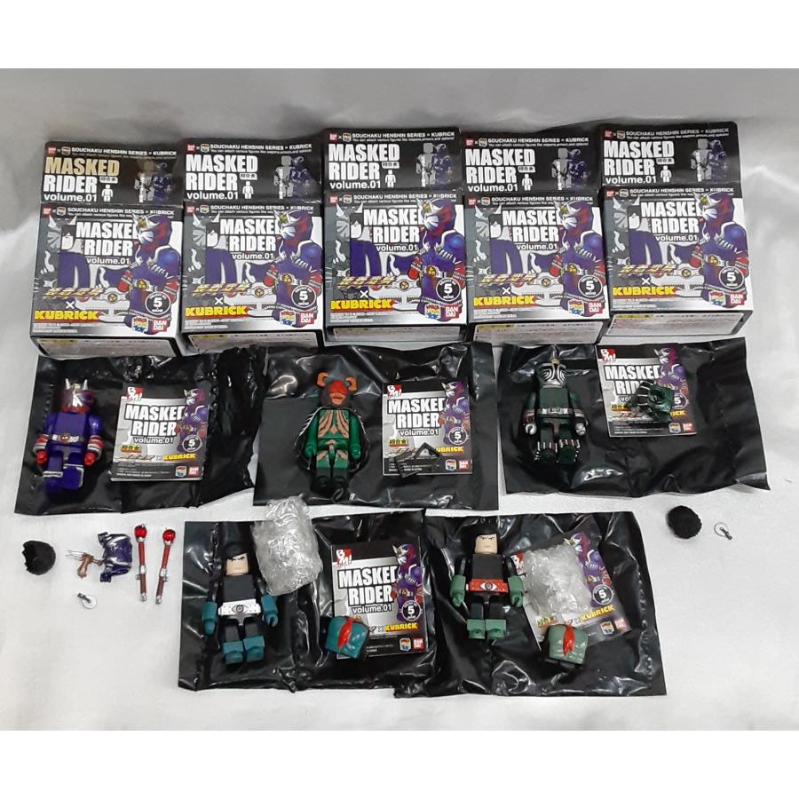 装着変身 キューブリック 仮面ライダー Vol.1 MASKED RIDER KUBRICK 超合金 フィギュア 5種セット シークレット 轟鬼 | 