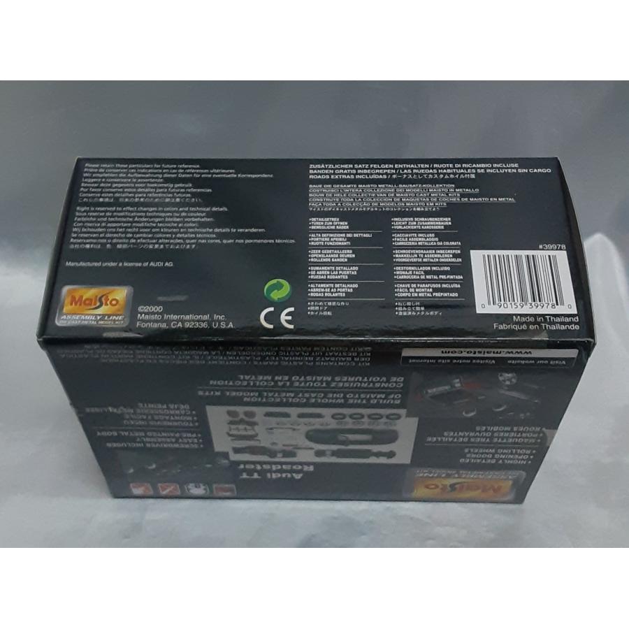 1/24 Audi TT Roadster アウディ ロードスター Maisto マイスト ダイキャスト METEL 2000年 ミニカー 未開封 |  | 02