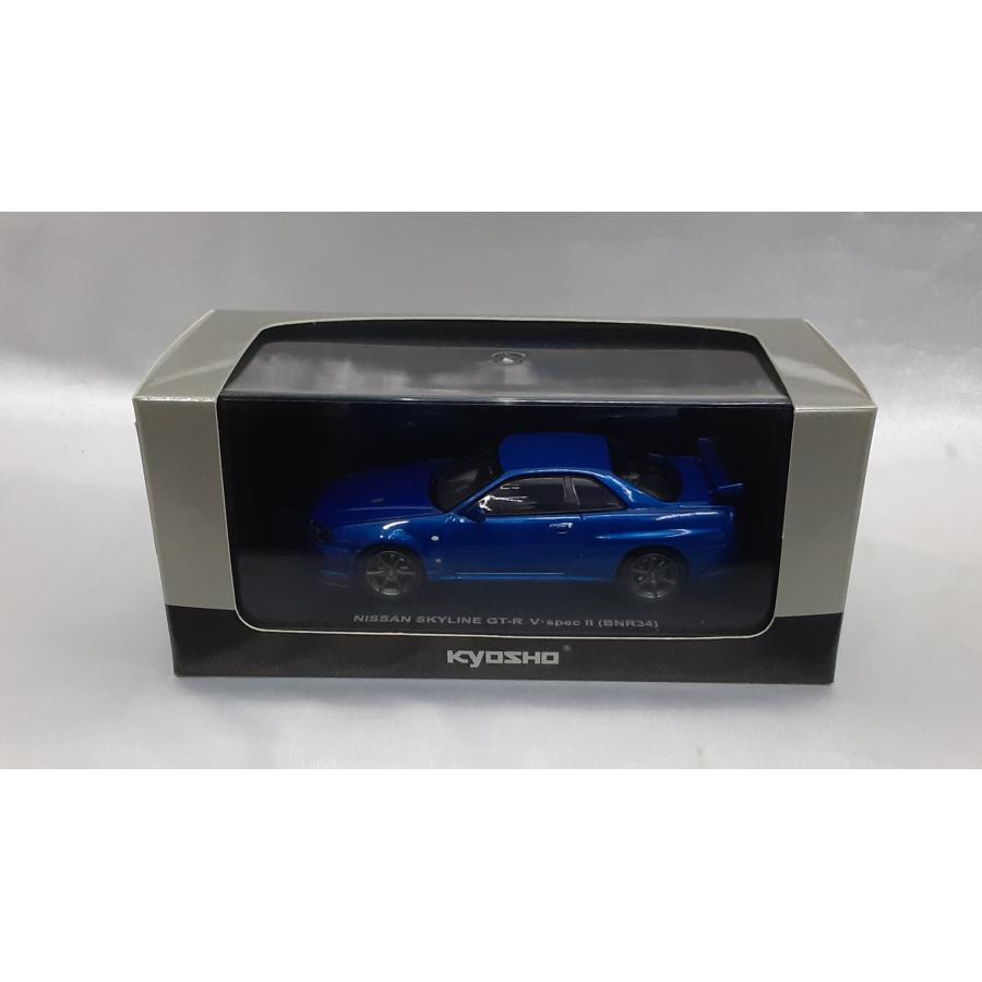 値下 BBR 1/43 日産 スカイライン GT-R(R34) ベイサイドブルー 京商/BBR 1/43 日産 スカイライン GT-R VスペックII R34 ブルー