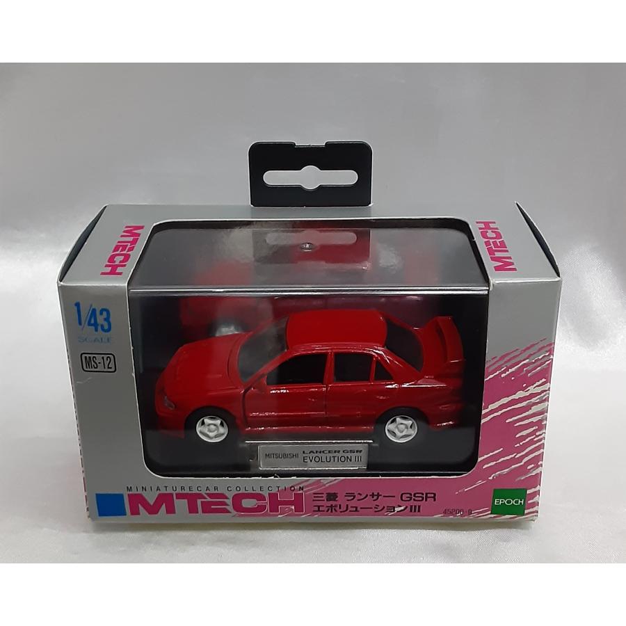 1/43 三菱 ランサー GSR エボリューションIII レッド 赤 MTECH