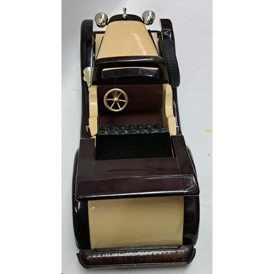 木製 クラシックカー 全長約50cm インテリア アメリカン雑貨 : B