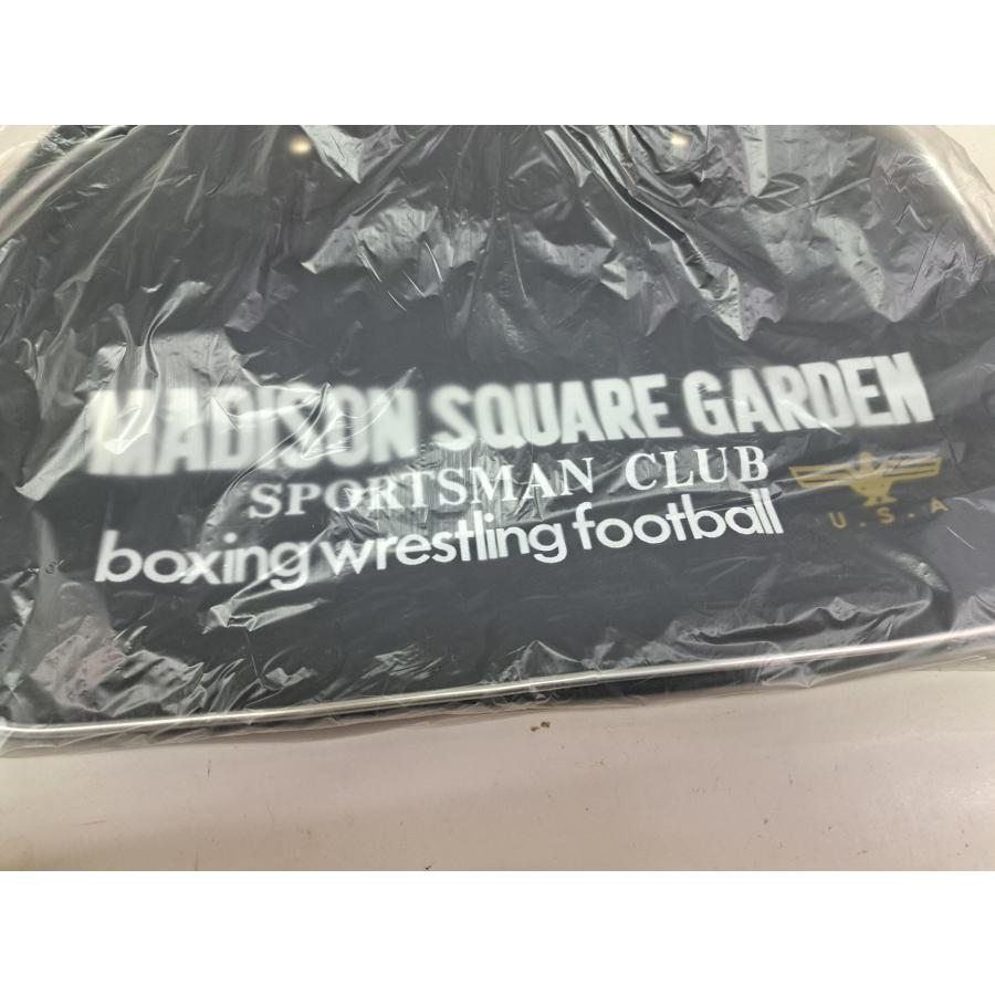 マジソンスクエアガーデン ボストンバッグ スポーツバッグ 昭和レトロ ブラック MADISON SQUARE GARDEN マジソンスクエアガーデン ボストン 18L
