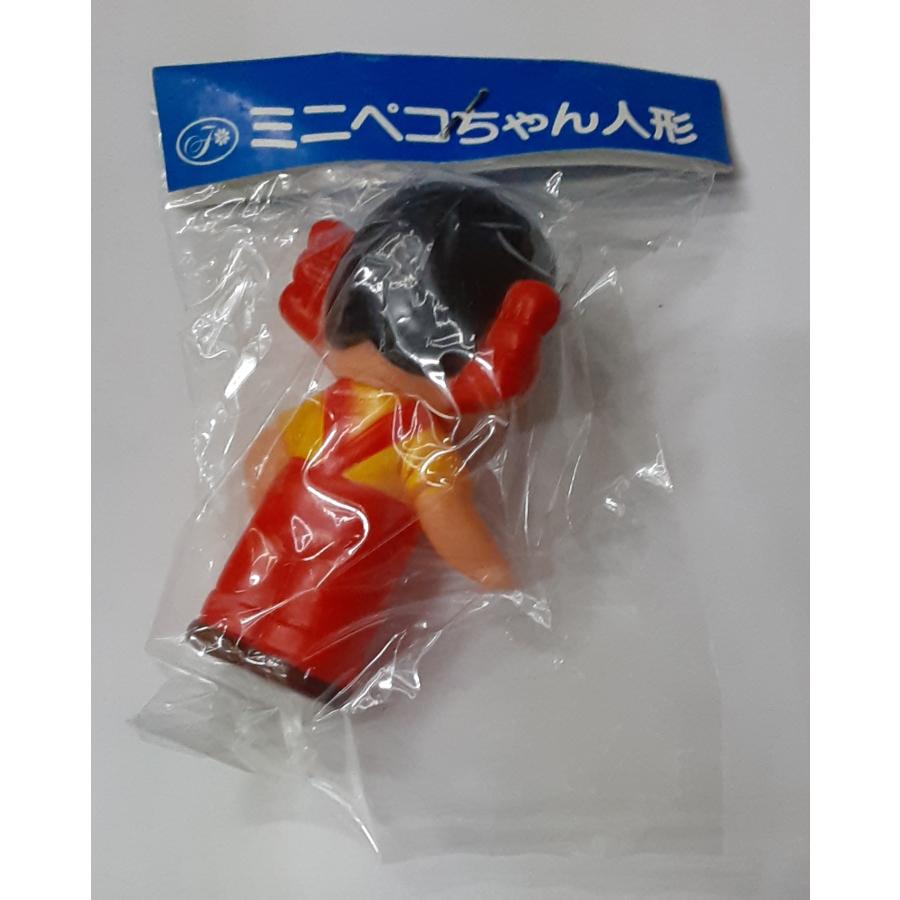 ミニペコちゃん人形 青パッケージ版 ソフビ 昭和 レトロ アンティーク 不二家 グッズ フィギュア ペコちゃん刻印 未開封 全長約6cm |  | 01