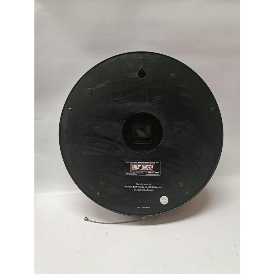 ハーレーダビッドソン 壁掛け時計 ジャンク品 直径約38cm インテリア |  | 01