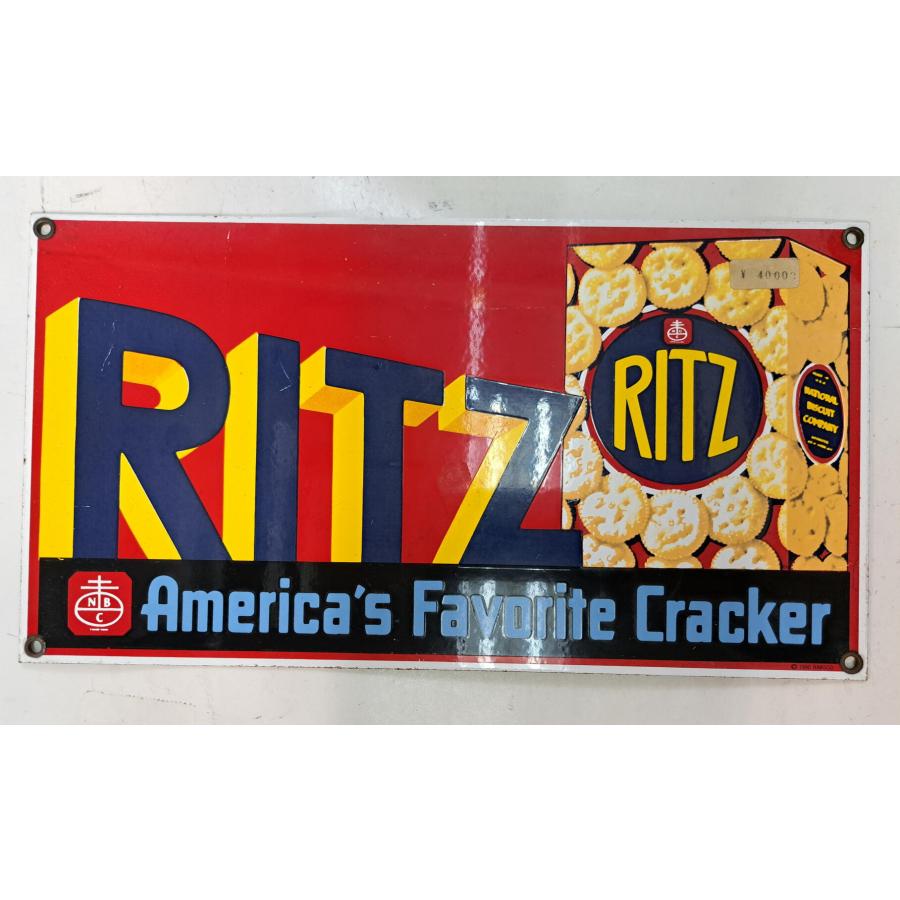 RIZT リッツ 看板 ブリキ プレート 約33×18cm | 