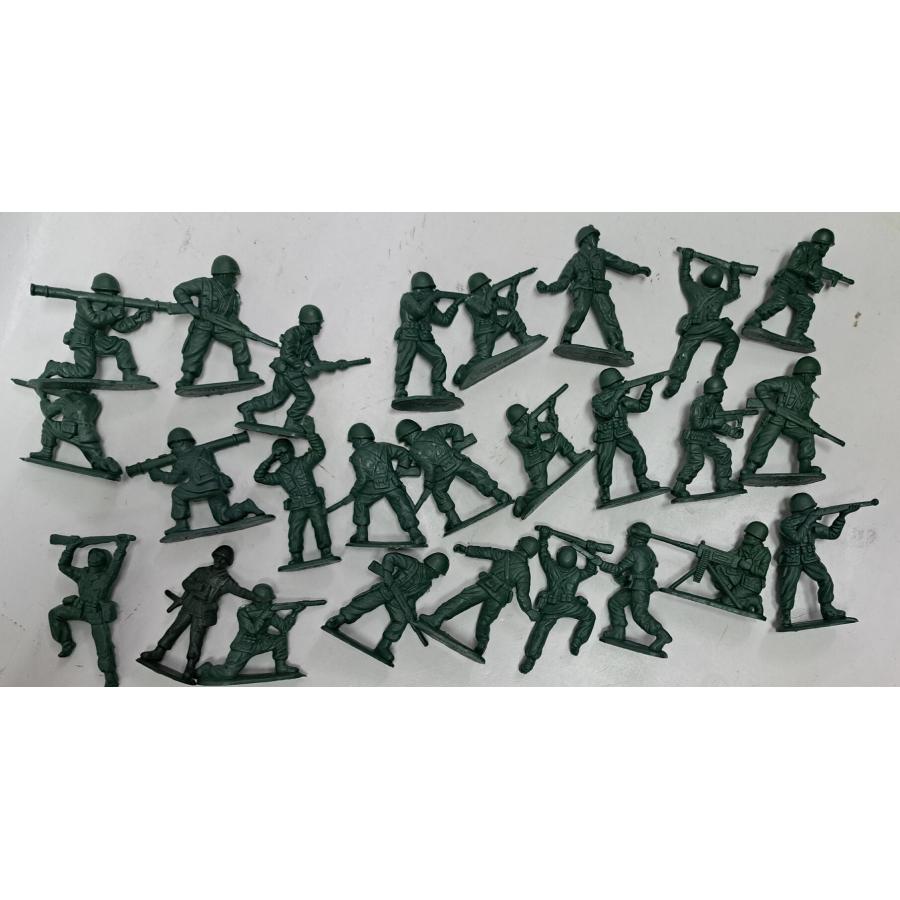 ミリタリー ミニフィギュア 26体セット グリーンアーミーメン : B