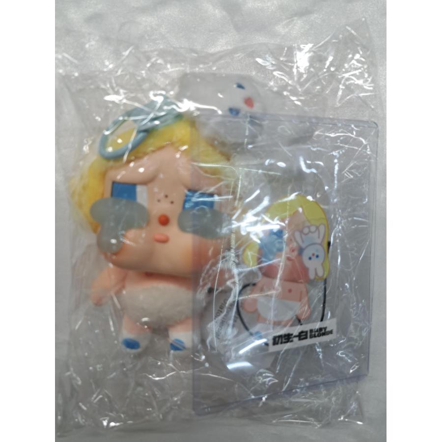 初生-白 BABY BLONDE ぬいぐるみペンダント POP MART CRYING AGAIN 未開封 | 