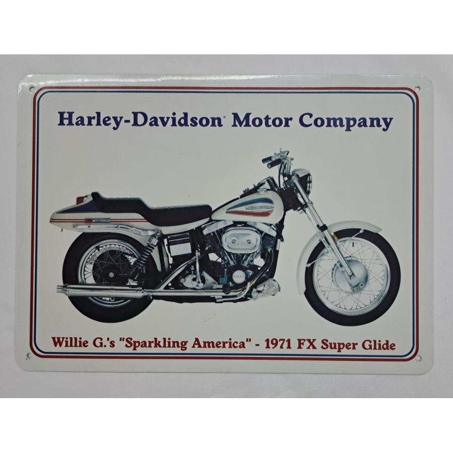 看板 ハーレーダビッドソン アメリカン雑貨 約35cm×25cm ヴィンテージ サインプレート | 