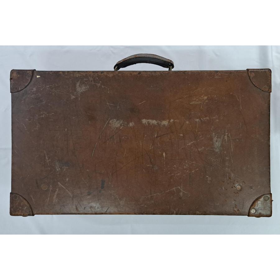 トランク スーツケース アタッシュケース 昭和 レトロ アンティーク オブジェ 鍵なし 約60×16×35cm | 