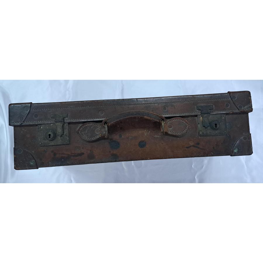 トランク スーツケース アタッシュケース 昭和 レトロ アンティーク オブジェ 鍵なし 約60×16×35cm |  | 01