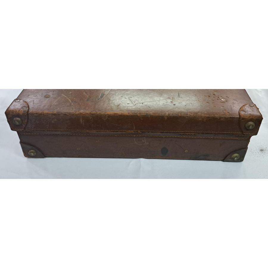 トランク スーツケース アタッシュケース 昭和 レトロ アンティーク オブジェ 鍵なし 約60×16×35cm |  | 03