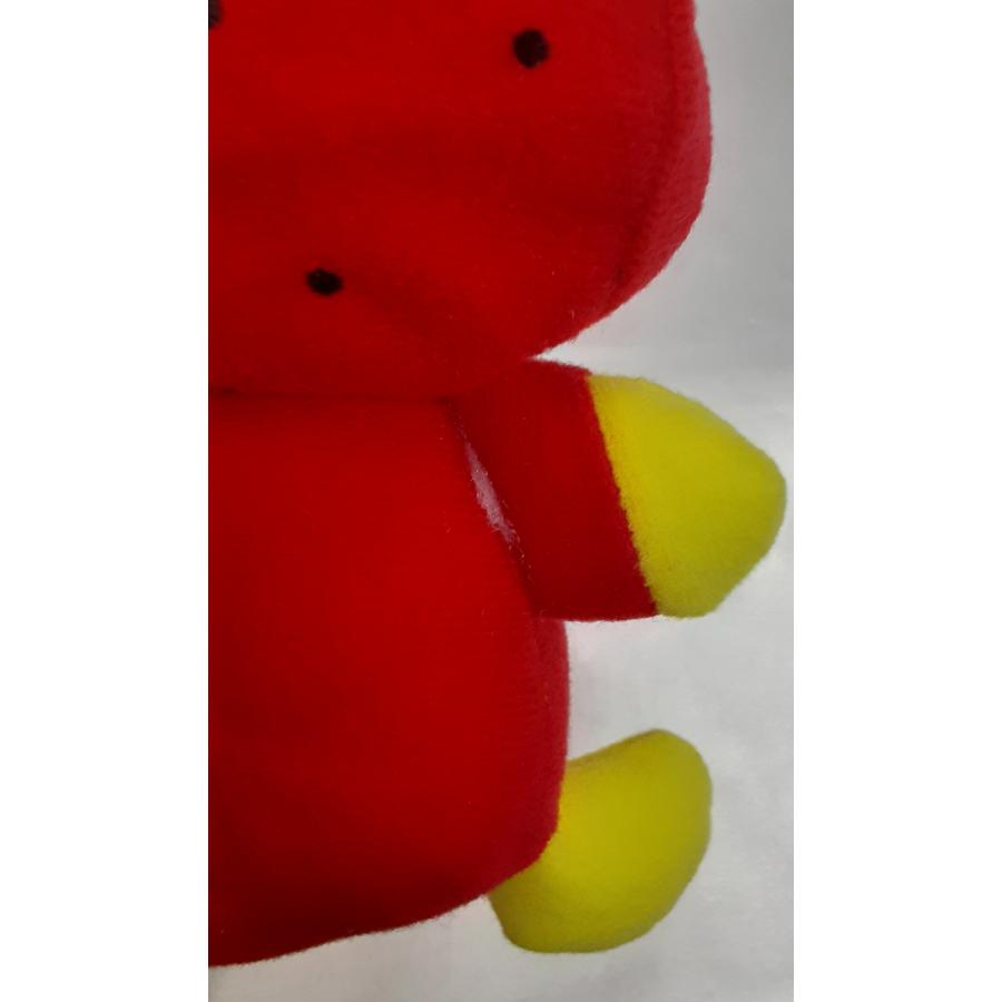 イチゴの着ぐるみ着た ポムポムプリン ぬいぐるみ 1999年 赤 レッド いちごフード 苺 サンリオ エイコー タグ無し 全長約19cm |  | 03