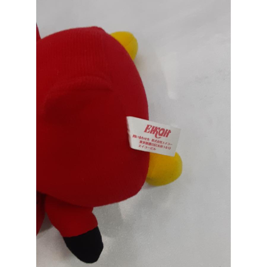 イチゴの着ぐるみ着た バッドばつ丸 ぬいぐるみ 1999年 赤 レッド いちごフード 苺 サンリオ エイコー タグ無し 全長約19cm |  | 02