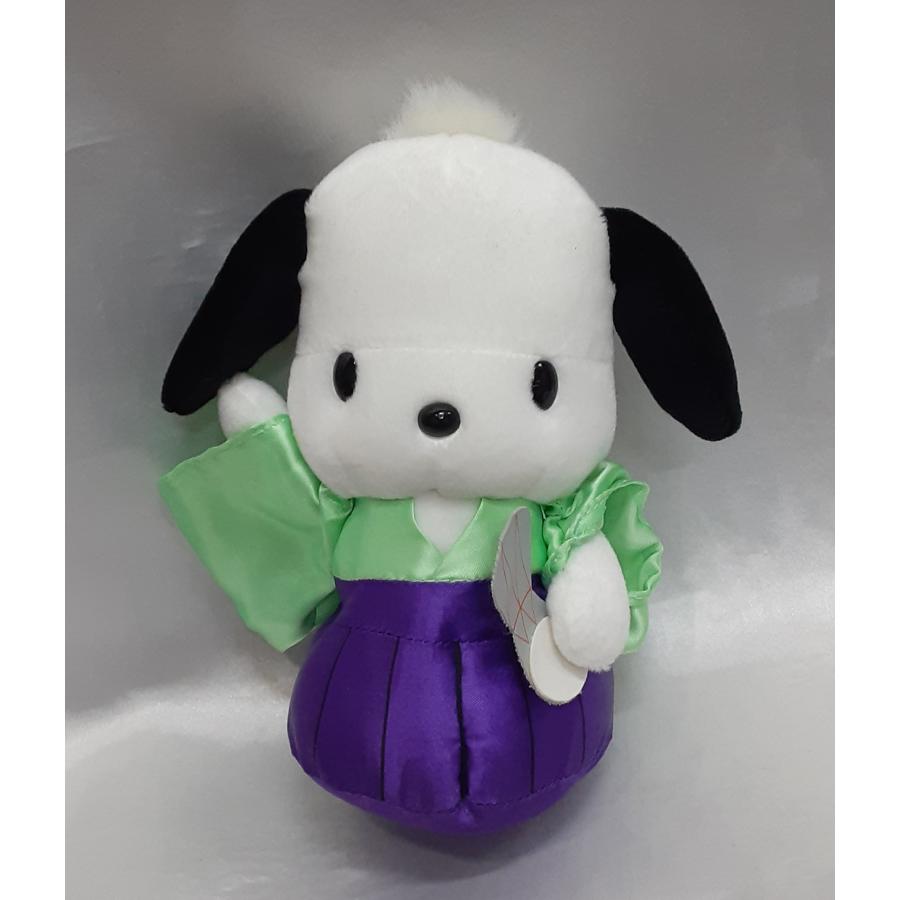ポチャッコ 雛祭り 着物 和服 ぬいぐるみ 1999年 サンリオ エイコー タグ無し 全長約19cm | 