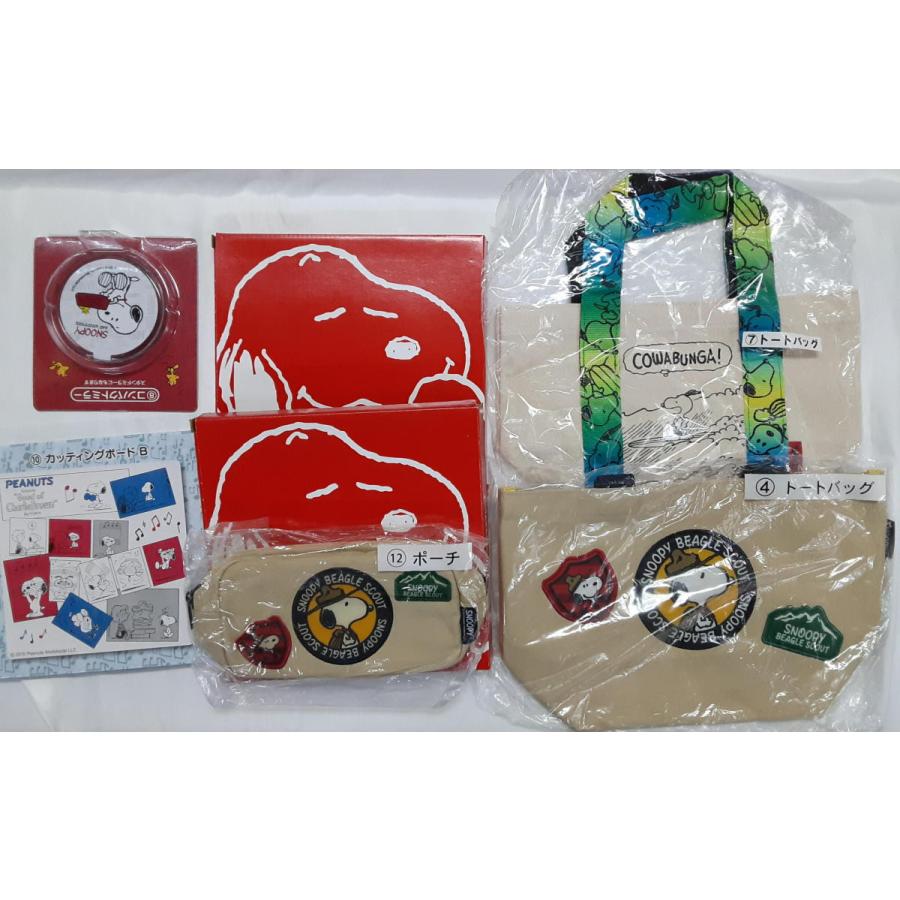 スヌーピー 色々まとめセット （小物入れ、クリアボトル、バインダー、トートバッグ、ぬいぐるみ、ポーチ、ガラスプレート他） |  | 01