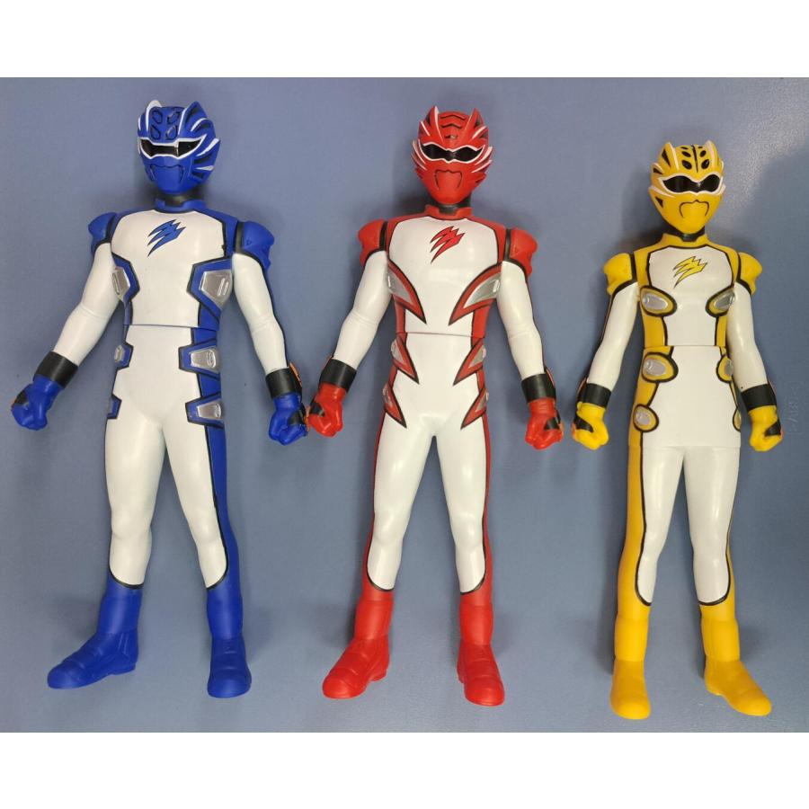 ゲキレンジャー 3体セット 戦隊ヒーローシリーズ ソフビ フィギュア スーパーゲキレッド スーパーゲキブルー スーパーゲキイエロー | 