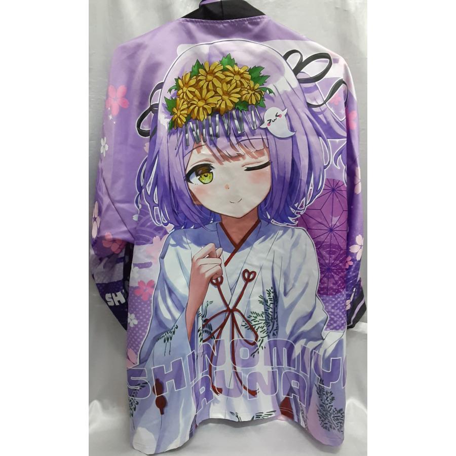 紫宮るな 巫女 法被 パープル 紫 フリーサイズ ぶいすぽっ! 神田明神納涼祭り VTuber グッズ |  | 01