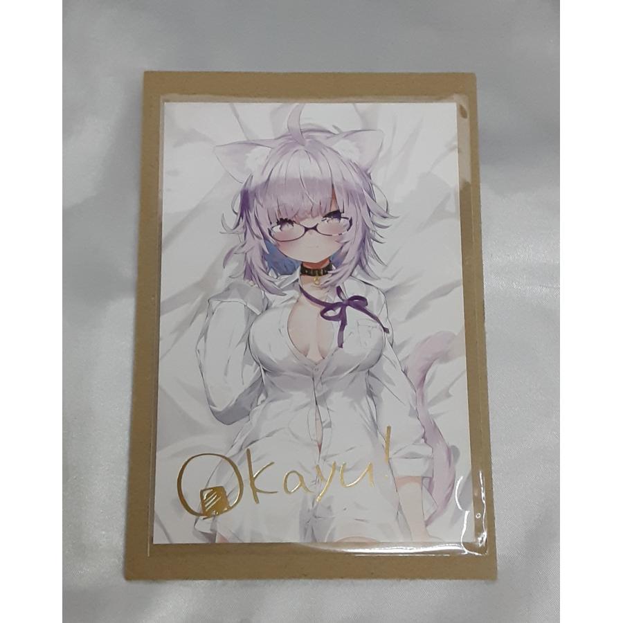 猫又おかゆ 神岡ちろる先生描き下ろしポストカード 猫又おかゆからの複製手書きラブレター 新衣装記念2021 ホロライブ hololive グッズ |  | 02