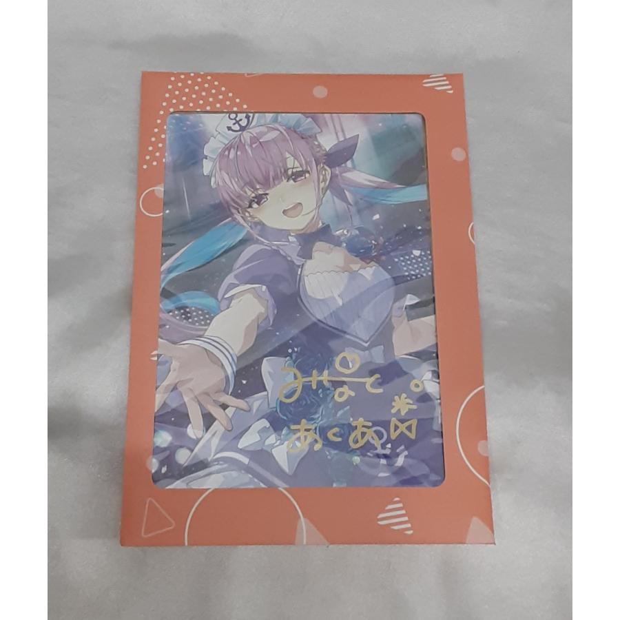 湊あくあ 直筆サイン入り BUNBUN描き下ろしポストカード 活動6周年記念 ホロライブ hololive VTuber グッズ 特典 未開封 |  | 02