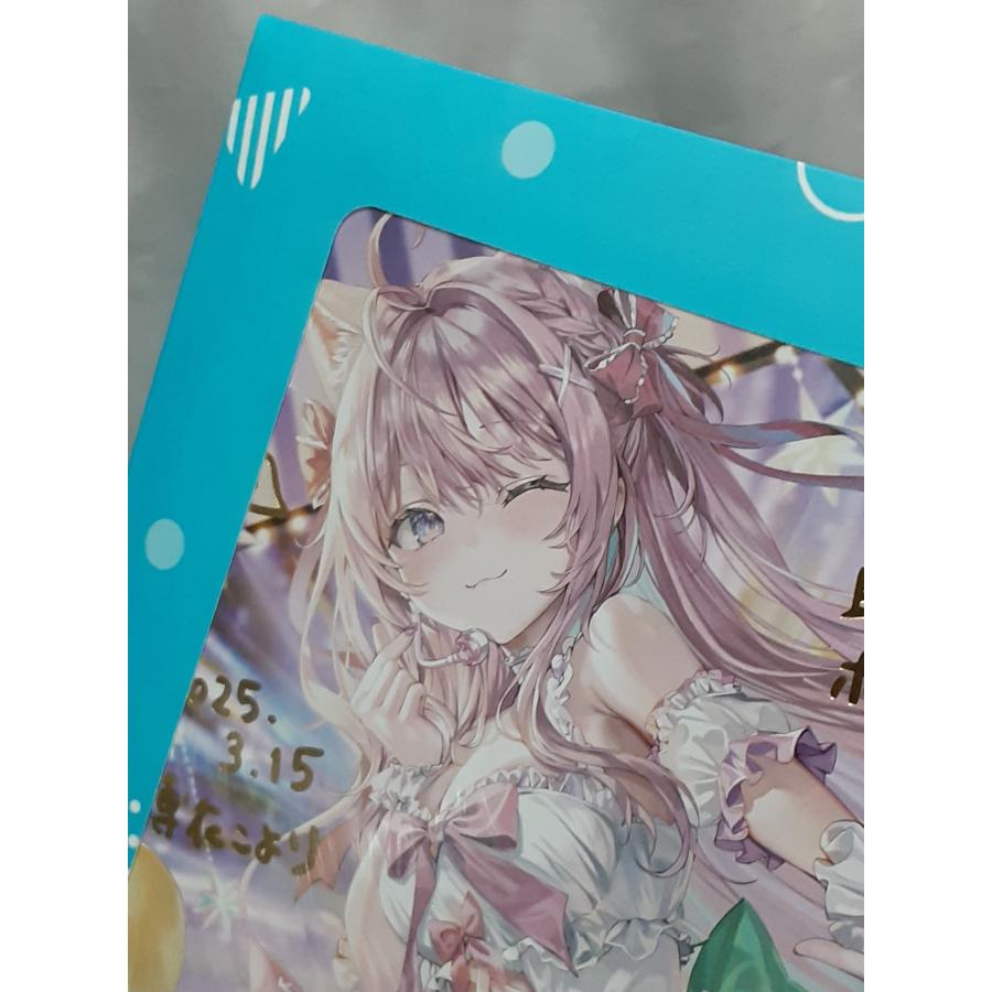 博衣こより 箔押し複製サイン＆メッセージ入り ももこ描き下ろし ポストカード 誕生日記念2025 ホロライブ hololive グッズ 未開封 |  | 04
