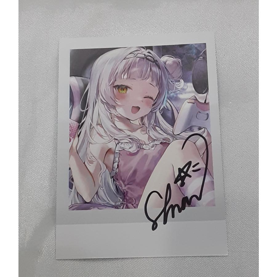 紫咲シオン 直筆サイン入り Ameもち描き下ろし チェキ風ブロマイドカード 活動5周年記念 特典 グッズ ホロライブ hololive 未開封 |  | 01