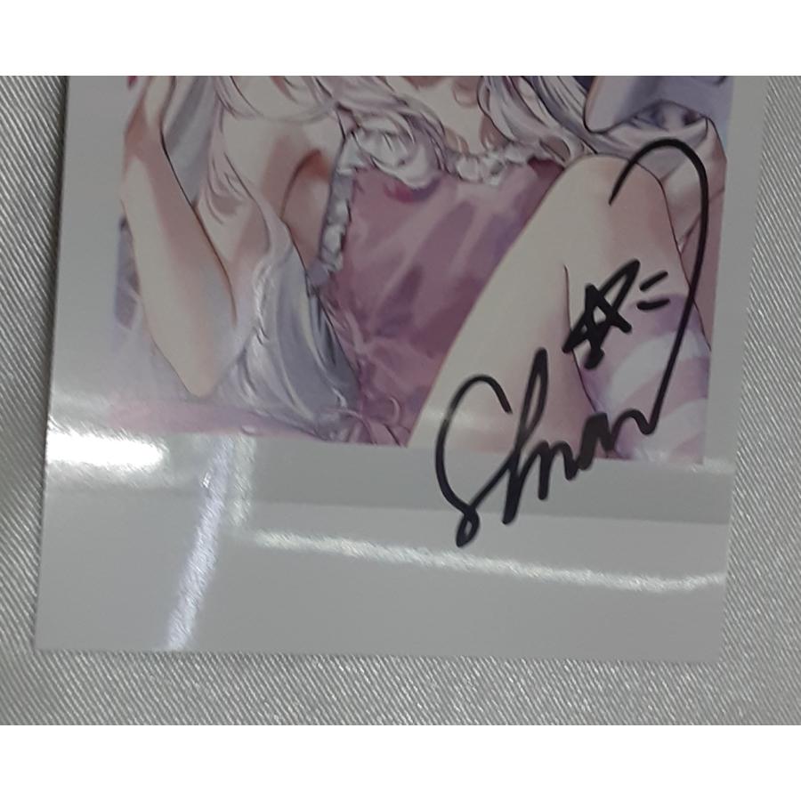 紫咲シオン 直筆サイン入り Ameもち描き下ろし チェキ風ブロマイドカード 活動5周年記念 特典 グッズ ホロライブ hololive 未開封 |  | 02