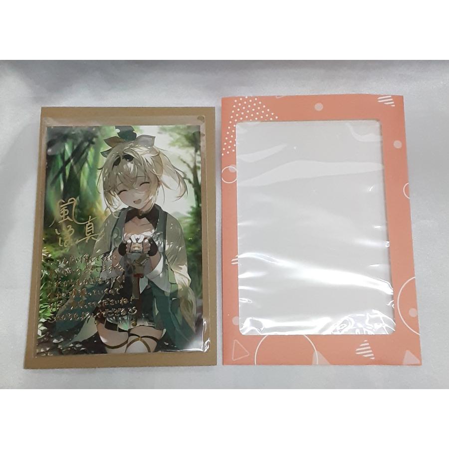 風真いろは 直筆サイン＆箔押し複製メッセージ入り うみぼうず先生描き下ろし ポストカード 誕生日記念2022 ホロライブ 秘密結社holoX |  | 02