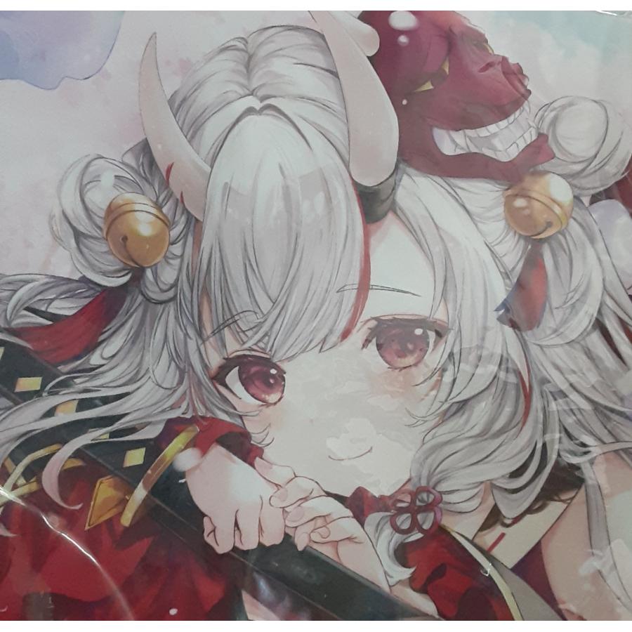 百鬼あやめ ワイドラバーマット hololive ホロライブ 活動4周年記念