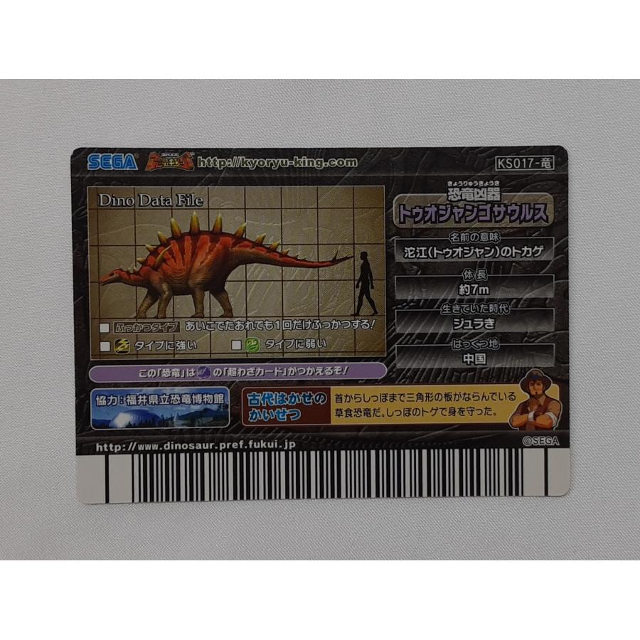 トゥオジャンゴサウルス 化石 KS017-竜 恐竜キング |  | 01