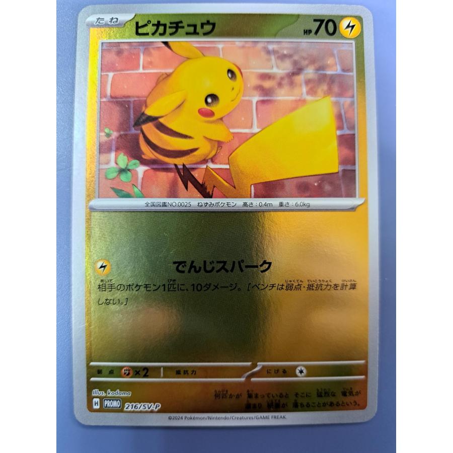 ピカチュウ 216/SV-P プロモ ポケモンカード | 