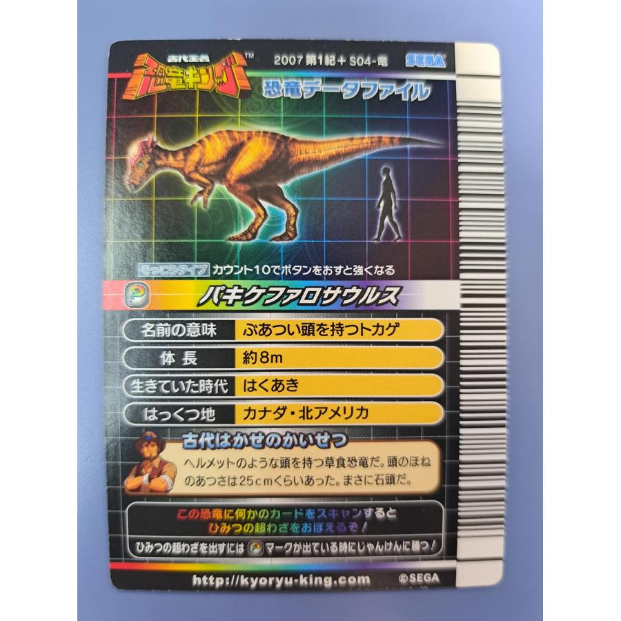 パキケファロサウルス 2007 第1紀+ SP04-竜 恐竜キング |  | 01