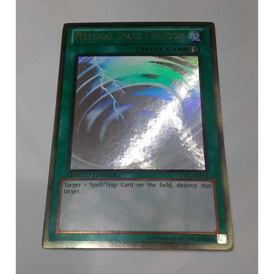 サイクロン ゴーストレア ホログラフィックレア ゴールド MYSTICAL SPACE TYPHOON 遊戯王 GLD5-EN038 LIMITED 英語版 海外版 | 