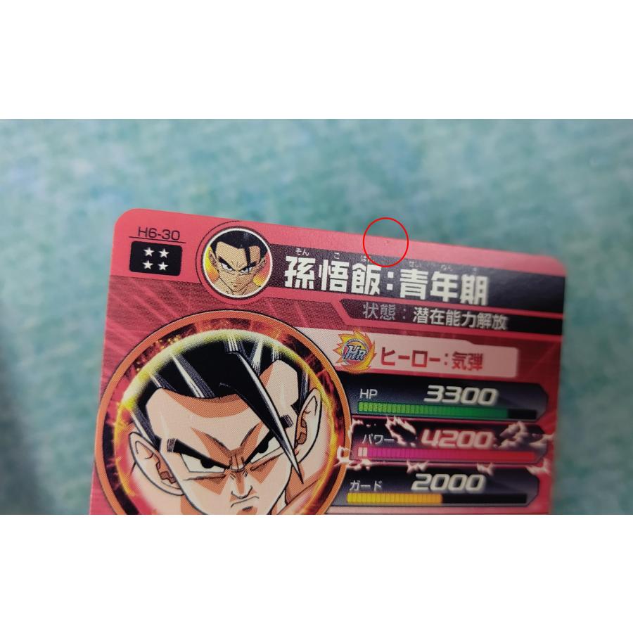 孫悟飯：青年期[UR／6弾／H6-30] |  | 06