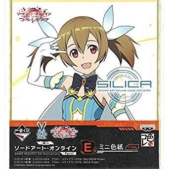 限定品 色紙 ソードアート・オンライン SAO とるパカ シリカ 一番くじ ソードアート・オンライン GAME PROJECT 5th Anniversary