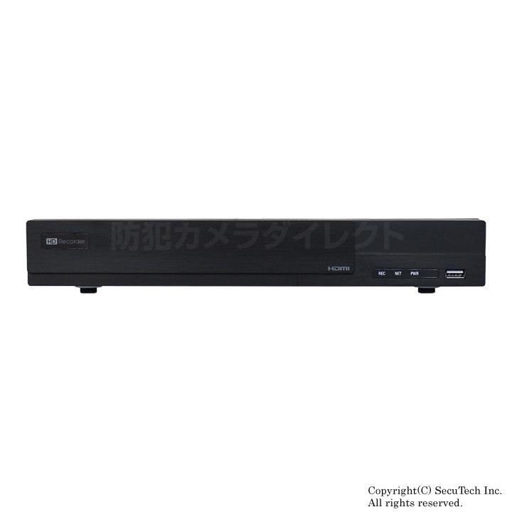 防犯カメラ 監視カメラ用 H.265 PoE・プラグアンドプレイ 4K対応 4chデジタルネットワークレコーダー （HDD1〜10TB選択）/ 4PoE-NVR_1