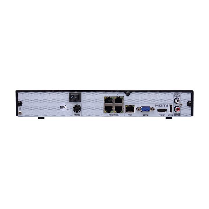 防犯カメラ 監視カメラ用 H.265 PoE・プラグアンドプレイ 4K対応 4chデジタルネットワークレコーダー （HDD1〜10TB選択）/ 4PoE-NVR_2