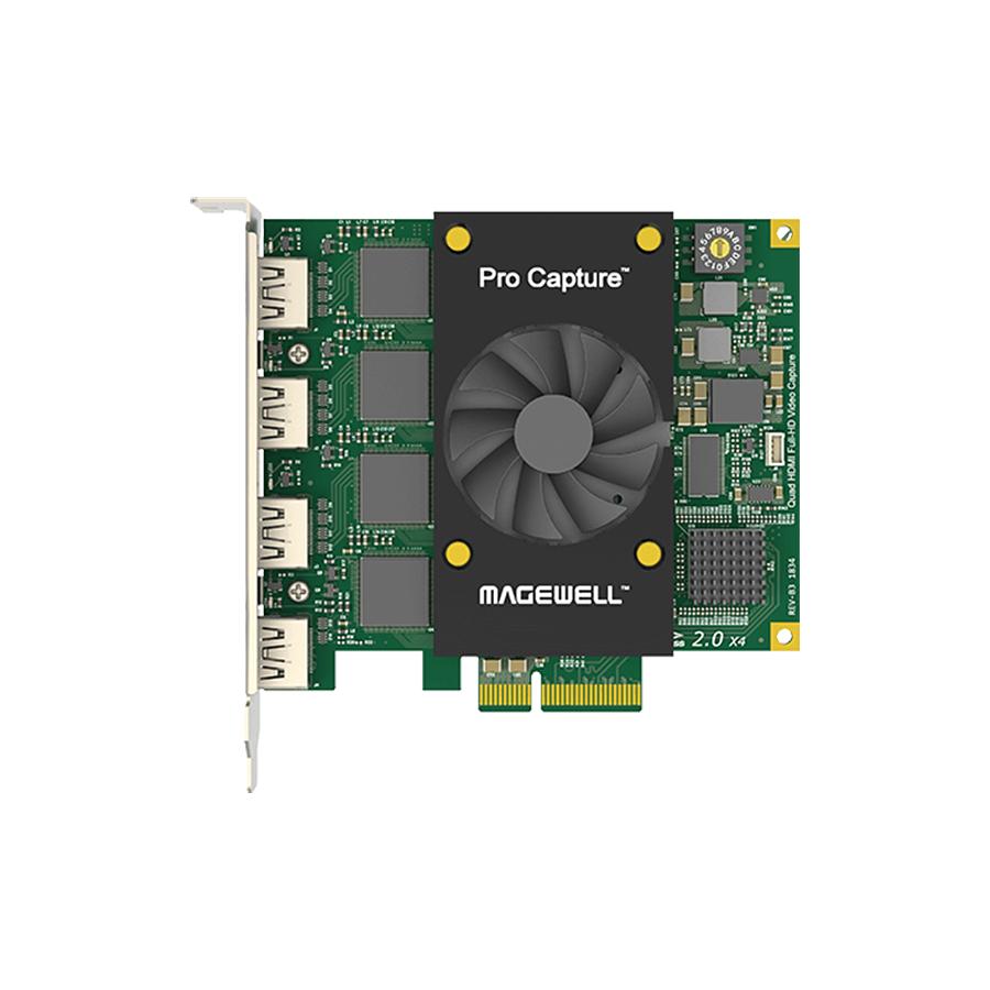Magewell【Pro Capture Quad HDMI】4 チャンネル HDMI HD キャプチャ